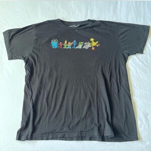 Sesame Street Black Graphic Tee